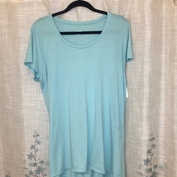 J. Jill Tops Pure Jill Scoopneck Elliptical Tee 0 Pima Cotton